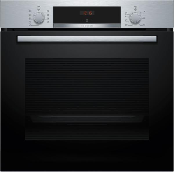 Bosch HBA514BS3 - Serie 4, Einbau-Backofen, Edelstahl, 60 cm